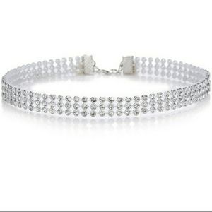 COPY - Crystal Rhinestone Choker Necklace